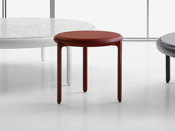 MARU - Round wooden coffee table by B&B Italia - view 3